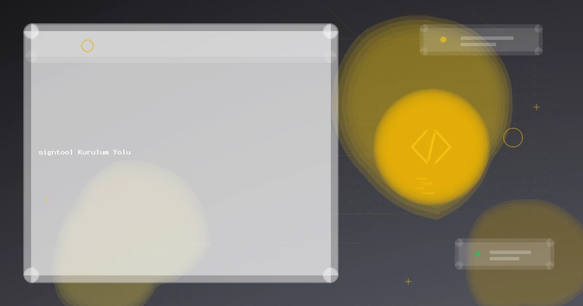 signtool Kurulum Yolu